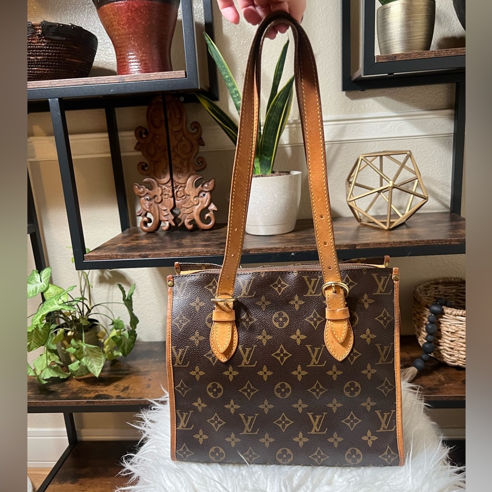 Authentic Vintage Louis Vuitton Monogram Popincourt Haut Shoulder Bag w/COA